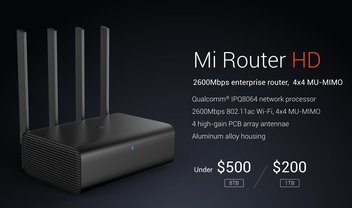 Novidade a caminho: Xiaomi anuncia Mi Router HD na CES 2017