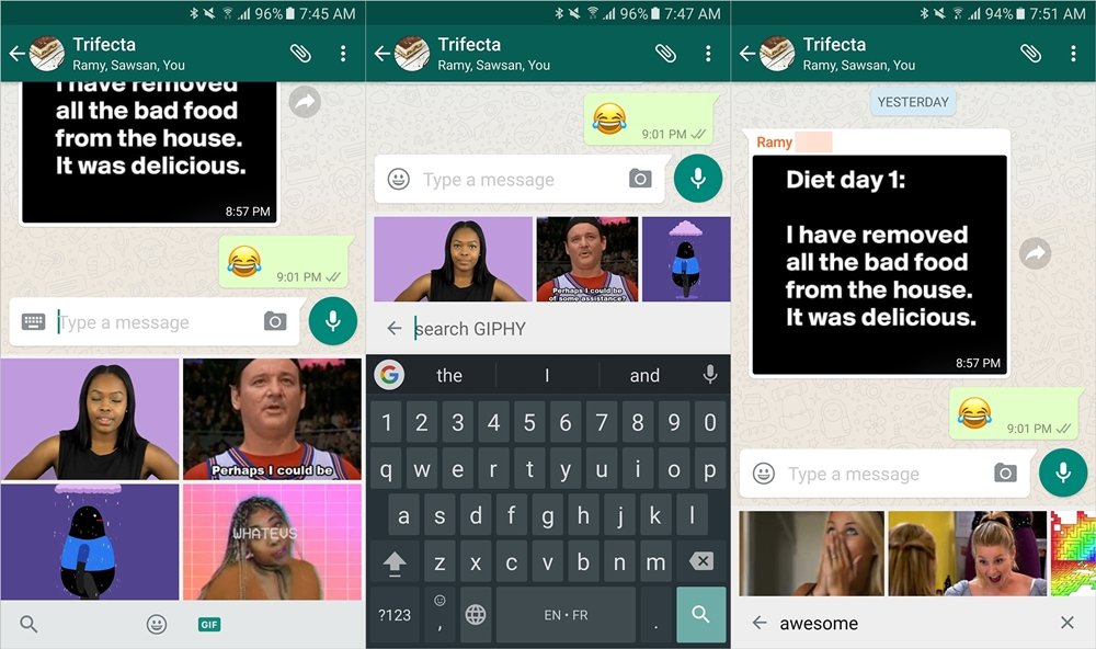 Como procurar GIFs para compartilhar no WhatsApp Web