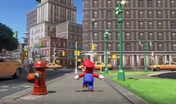 Super Mario Odyssey traz mascote em ambientes urbanos e lindo mundo aberto