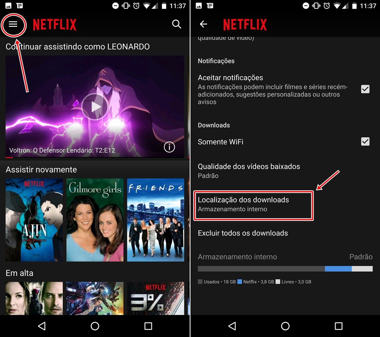 Como baixar filmes e séries da Netflix para assistir off-line