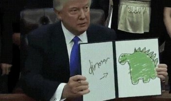 Como fazer o seu próprio meme dos 'desenhos de Donald Trump'