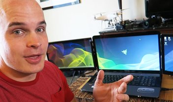 Notebook de 3 telas da Razer é recriado com gambiarra de dobradiças e cola