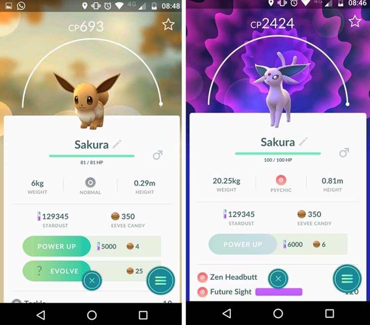 Como evoluir seu Eevee para Espeon e Umbreon em Pokémon GO - TecMundo