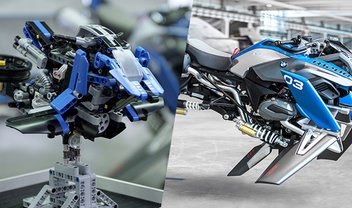 Moto futurista de LEGO ganha versão em tamanho real feita pela BMW