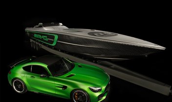 Esse barco da Mercedes-AMG e da Cigarette Racing é o GT R dos mares