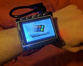 Smartwatch caseiro roda em Raspberry Pi com sistema operacional Windows 98