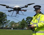 Esquadrão de drones policiais vai trabalhar 24 horas por dia no Reino Unido