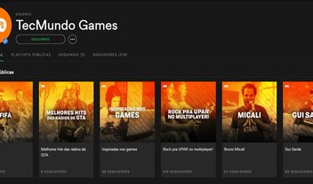 Você sabia que o TecMundo Games está no Spotify com várias playlists?