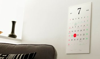 Conceito incrível leva calendários de papel à sincronização com smartphones