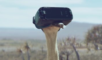 Avestruz aprende a voar em vídeo do novo Gear VR da Samsung