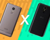 Comparativo: Lenovo Vibe K6 vs. LG K10 Novo [vídeo]