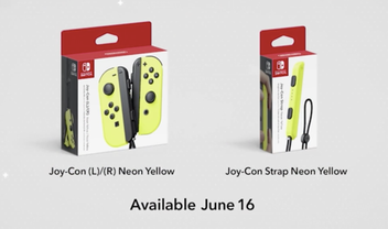 Nintendo anuncia novos acessórios para o Switch e Joy-Con amarelo neon