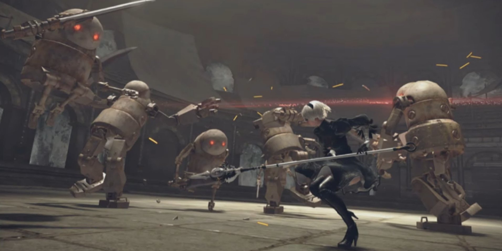 Imagem de Que tal jogar com 2B de camisola no primeiro DLC de Nier: Automata? [vídeo]