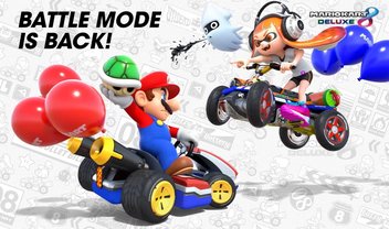 Trailer de Mario Kart 8 mostra novidades da versão Deluxe para o Switch