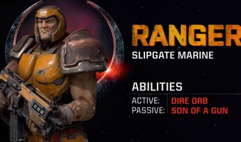 Veja Ranger, o novo personagem do vindouro Quake Champions, em ação