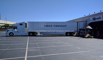 Veja a primeira imagem do Uber Freight, o caminhão autônomo da empresa