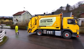 Além do passeio: Volvo desenvolve um caminhão de lixo autônomo