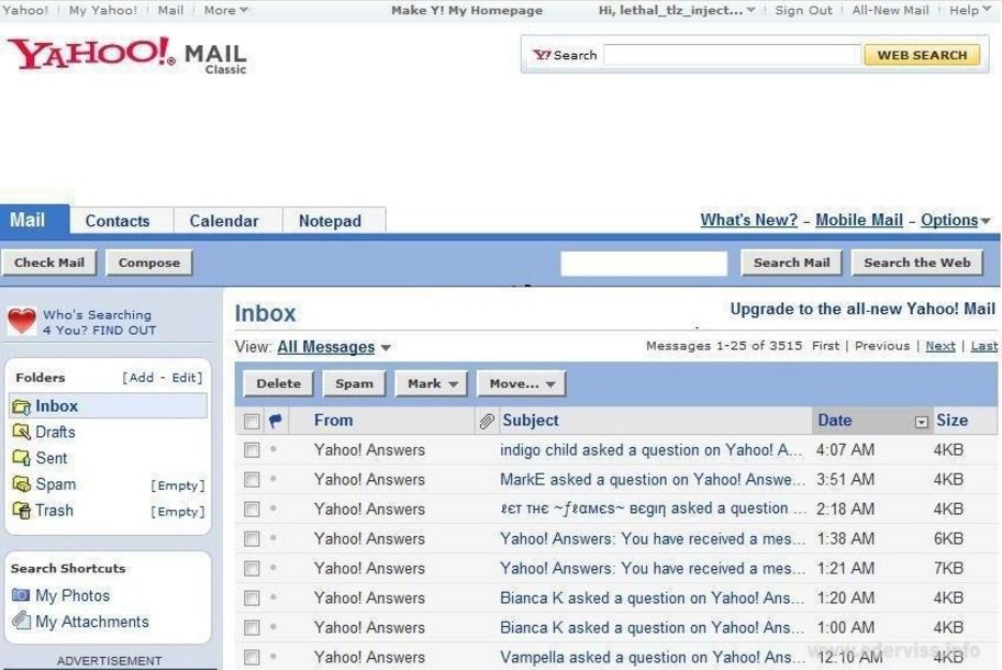 Três anos depois, Yahoo! tem nova invasão em serviço de e-mail