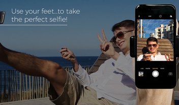 Projeto do Kickstarter promete selfies perfeitas registradas com seus pés