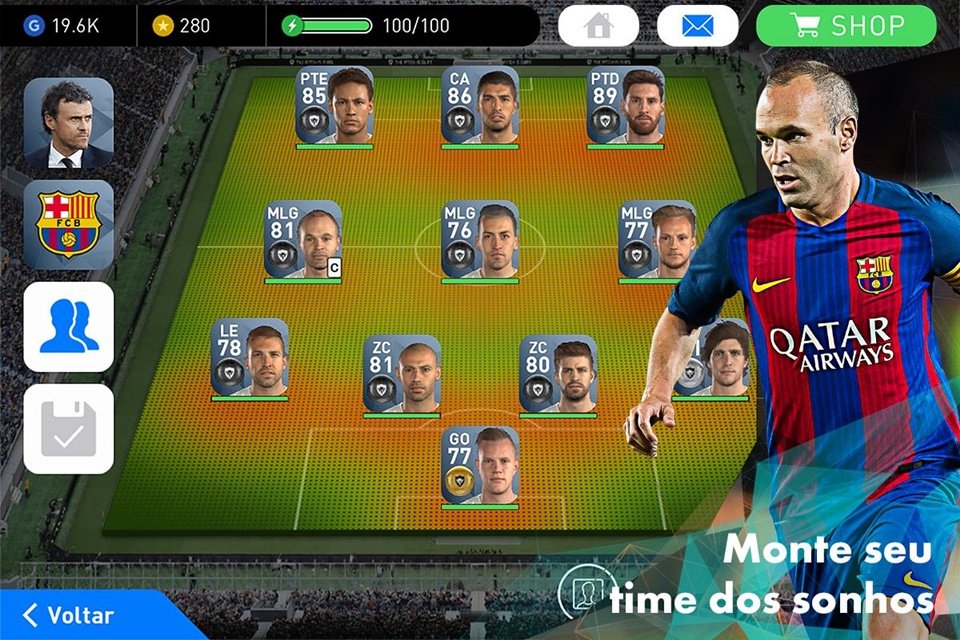 PES 2017 Mobile chega gratuito para seu smartphone