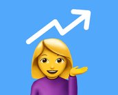 Emoji Trends detalham em gráficos o interesse do público em um emoji