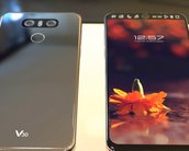 Conceito do LG V30 mostra um smartphone praticamente sem borda