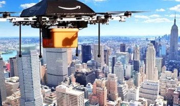 Amazon tem patente de paraquedas para ser usado em entregas por drones