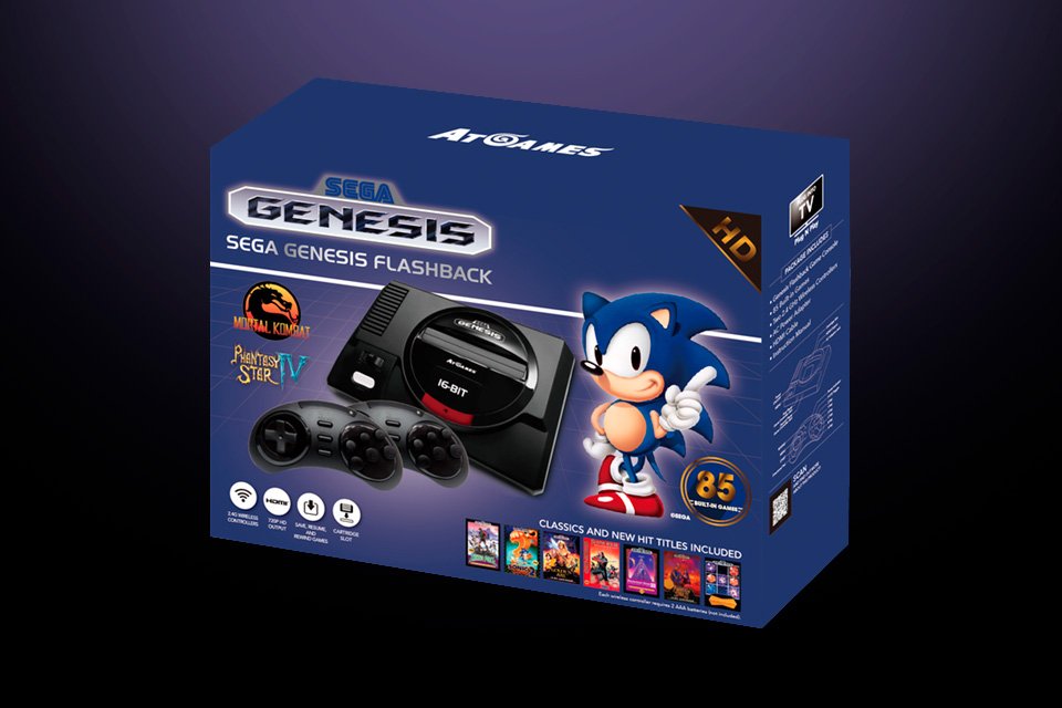 Mega Drive - Mega Drive será relançado com 85 jogos nos EUA - The