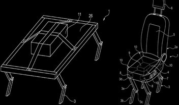 Ford agora tem patente para banco de carro e bagageiro com 'pernas'