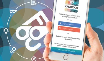 Aplicativo CriaFoco promete ajudar a traçar metas pessoais no seu celular