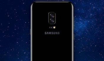 Vaza imagem de Samsung Galaxy S8 com sistema de câmera dupla 