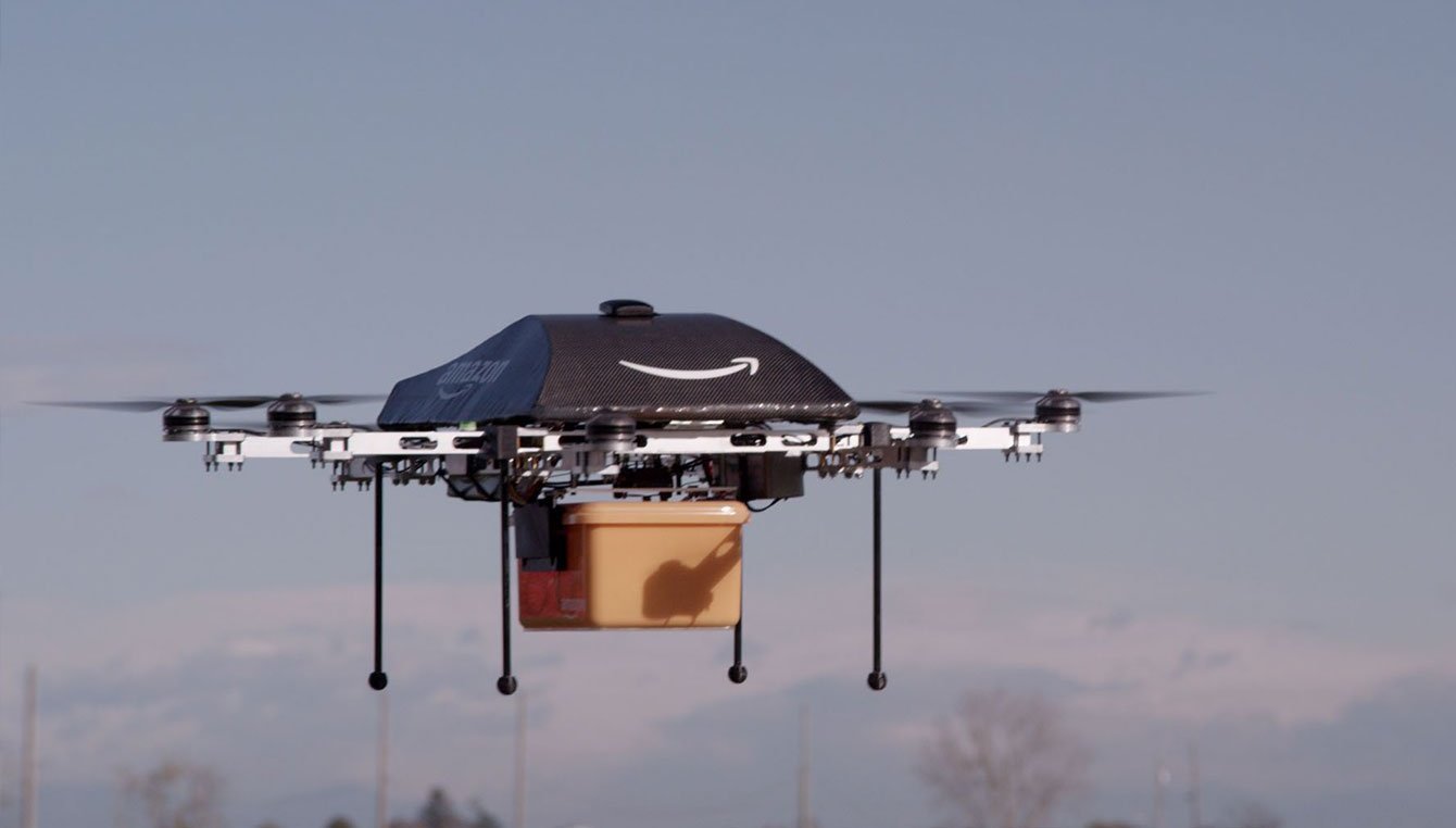 Amazon sales drone range