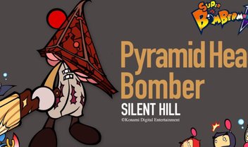 Você já pode jogar como Pyramid Head em Super Bomberman R