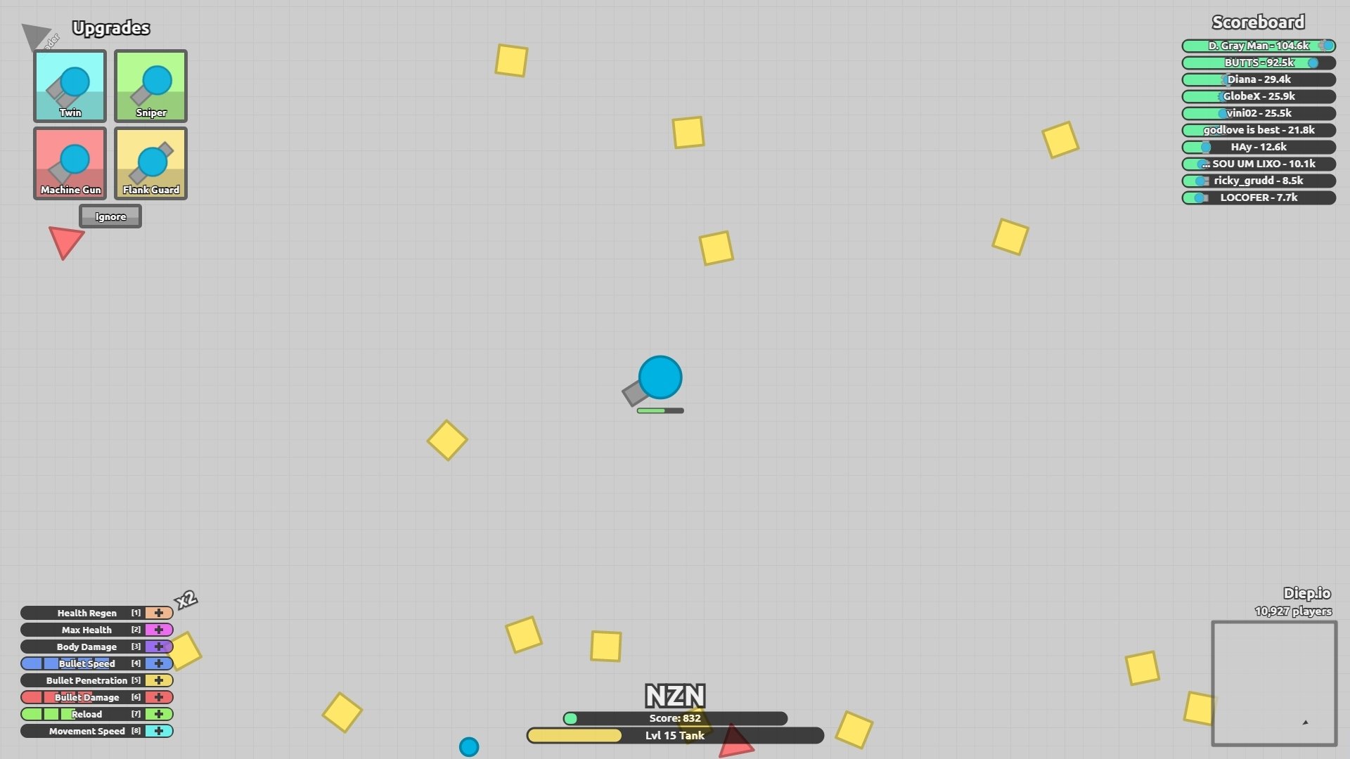 Diep.io Grupos