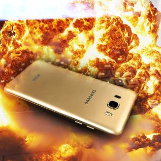 Imagem de Timing horrível: Galaxy J7 (2016) explode nas mãos de criança de 4 anos