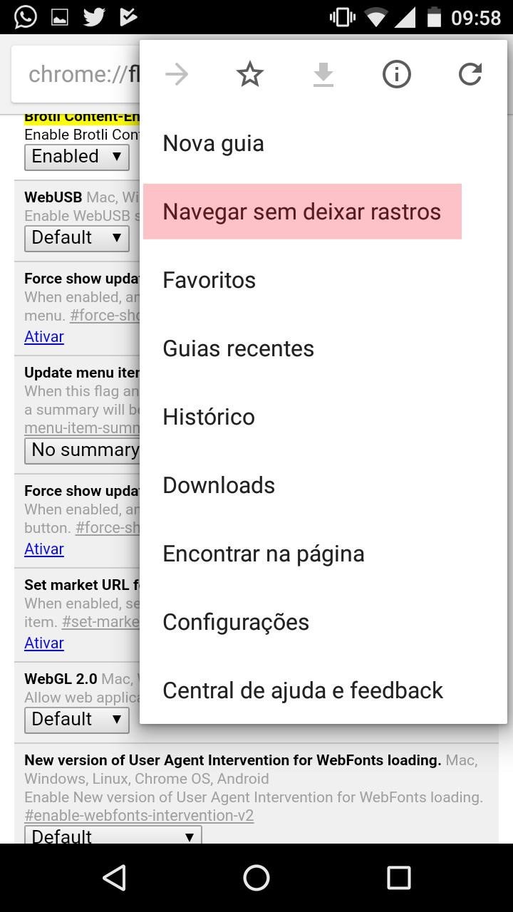 10 dicas para melhorar o uso do Google Chrome no Android TecMundo