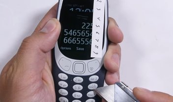 Indestrutível? Novo Nokia 3310 é colocado à prova em teste [vídeo