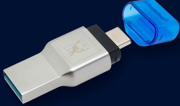 Kingston apresenta leitor de cartões com conexão USB-C e USB-A