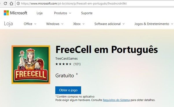 Comprar FreeCell Solitaire ` - Microsoft Store pt-BR