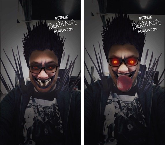 Divida uma maçã com Ryuk: Snapchat ganha filtro especial de 'Death