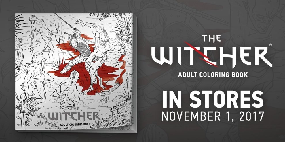 Entretenimento adulto: The Witcher ganha livro de colorir oficial
