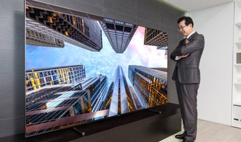 Monstruosa! Samsung lança TV QLED de 88 polegadas nos EUA