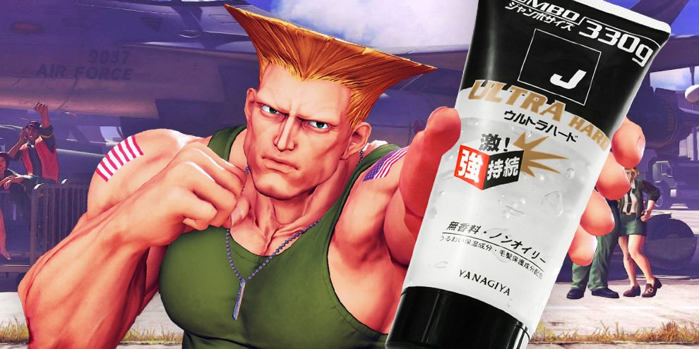 Guile de Street Fighter vende gel no Japão