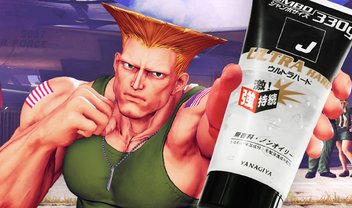 Guile vira garoto-propaganda de gel para cabelo no Japão