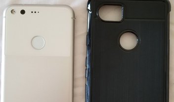 Case do Google Pixel XL 2 é muito, muito maior que o Galaxy S8