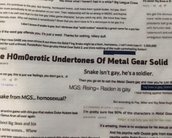 Camiseta de Metal Gear traz discussões sobre quais personagens são gays