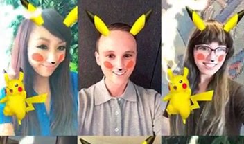 Snapchat ganha lente que transforma usuários em Pikachu