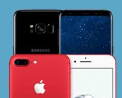 iPhone 7 vence Galaxy S8 em número de vendas no segundo trimestre