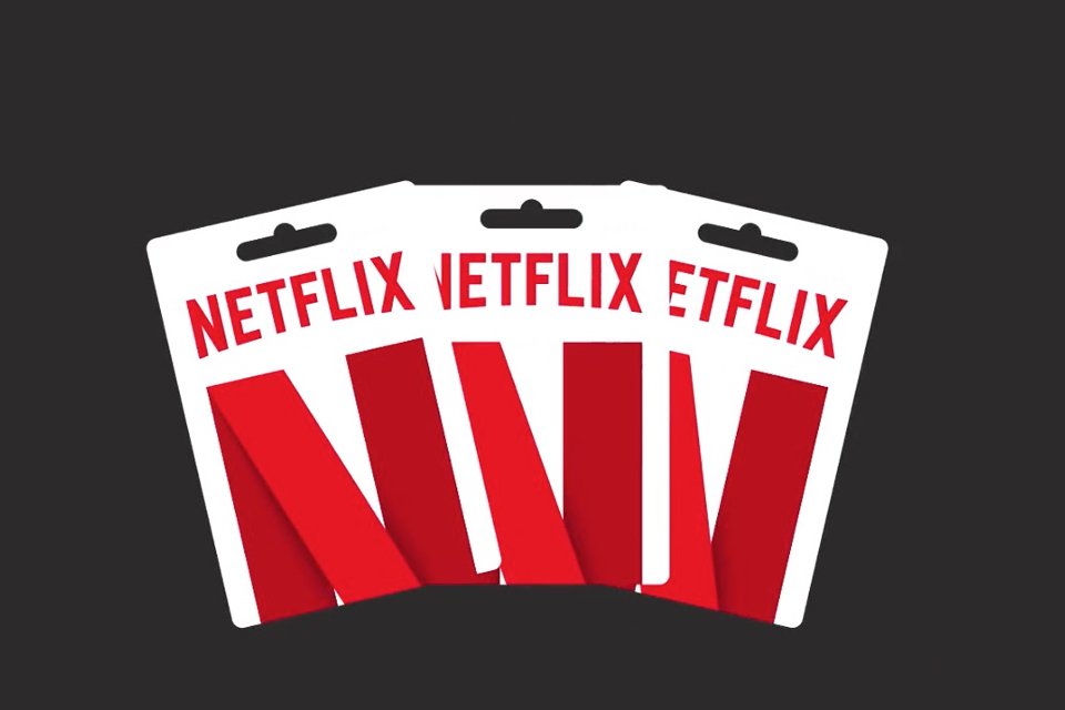 Vários Cartões-presente Netflix Vales De Serviço De Assinatura