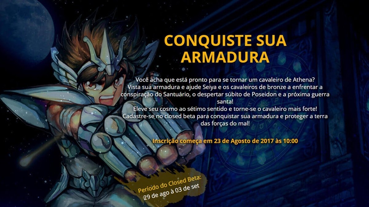 Os Cavaleiros do Zodíaco - Saint Seiya Online será encerrado em junho